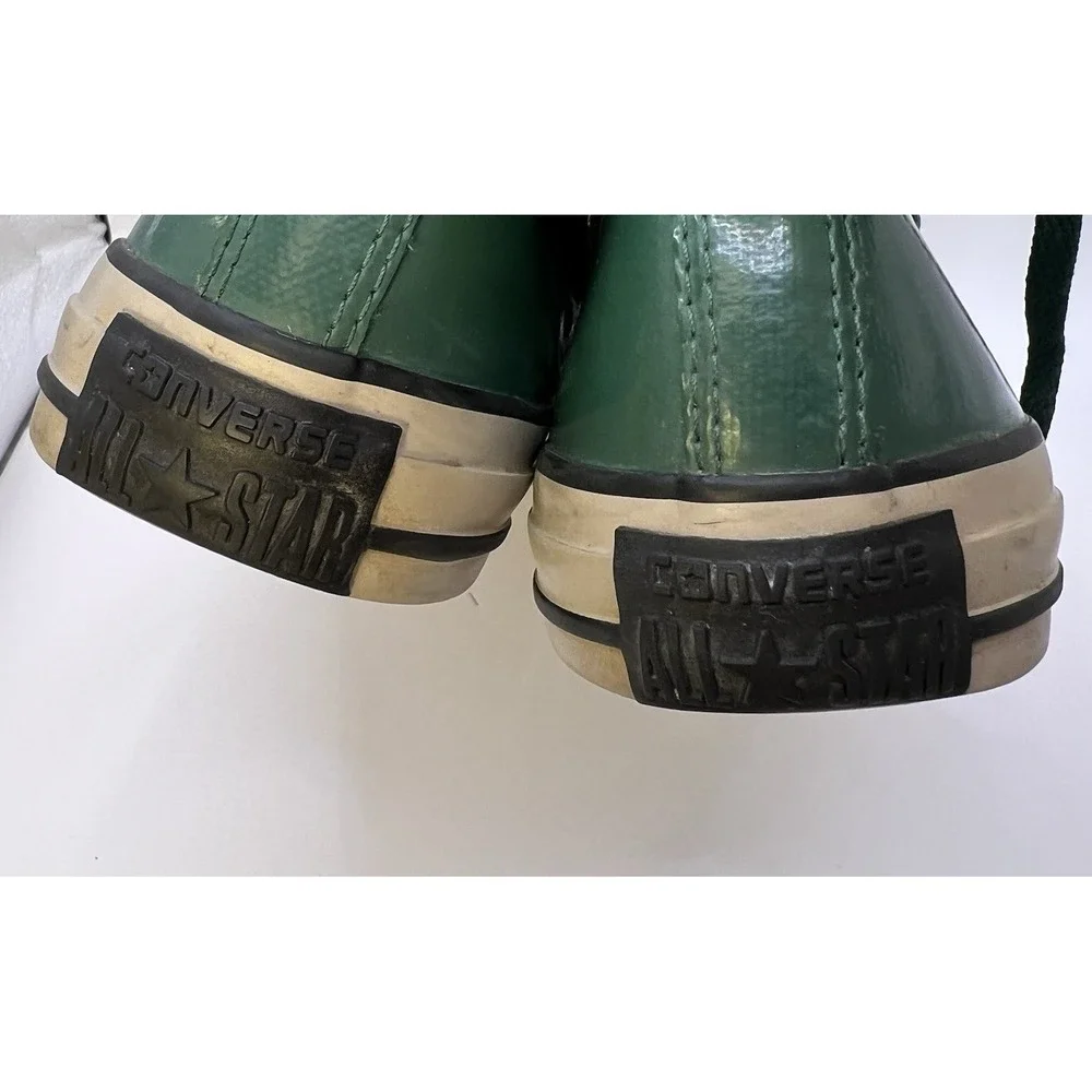 Rubber Converse Chuck Taylor Green High Top Sneakers Unisex W7 M5 Fleece Lined‎ - Picture 11 of 16